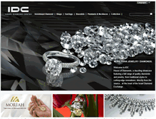 Tablet Screenshot of idc-diamond.com
